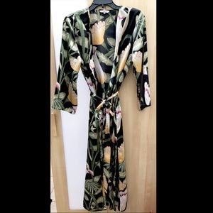 Beautiful silky printed Kimono